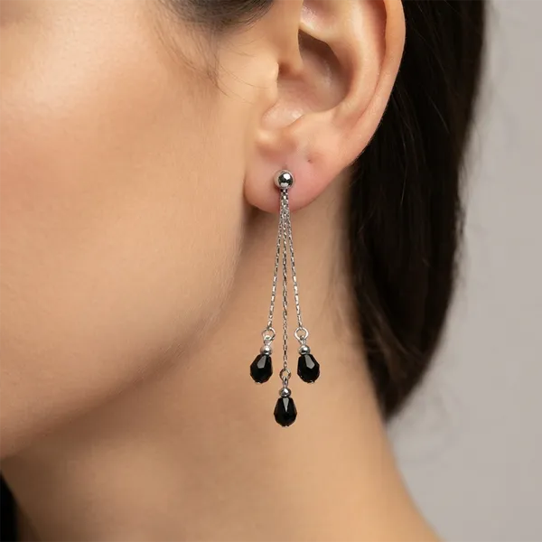 The99jewel_Designer_Crystal_Stone_Drop_Earrings_For_Women_Black