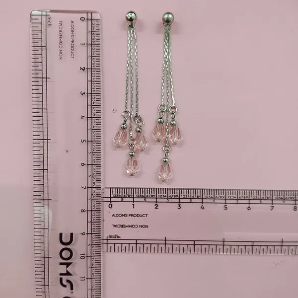 The99jewel_Designer_Crystal_Stone_Drop_Earrings_For_Women_Pink