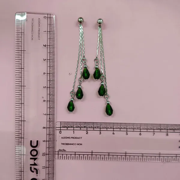The99jewel_Designer_Crystal_Stone_Drop_Earrings_For_Women_Green