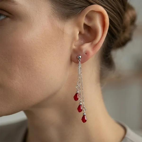 The99jewel_Designer_Crystal_Stone_Drop_Earrings_For_Women_Red