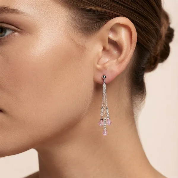 The99jewel_Designer_Crystal_Stone_Drop_Earrings_For_Women_Pink