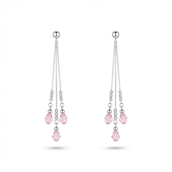 The99jewel_Designer_Crystal_Stone_Drop_Earrings_For_Women_Pink
