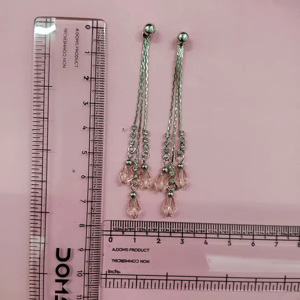 The99jewel_Designer_Crystal_Stone_Drop_Earrings_For_Women_Pink