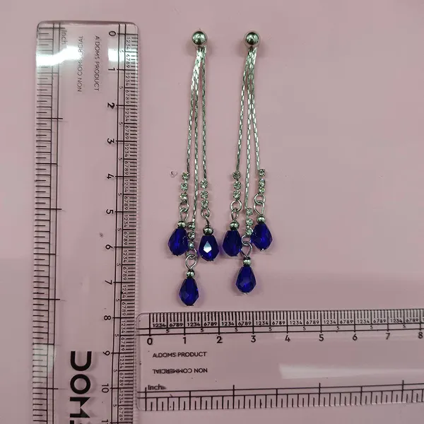 The99jewel_Designer_Crystal_Stone_Drop_Earrings_For_Women_Blue