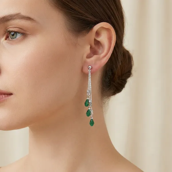 The99jewel_Designer_Crystal_Stone_Drop_Earrings_For_Women_Green