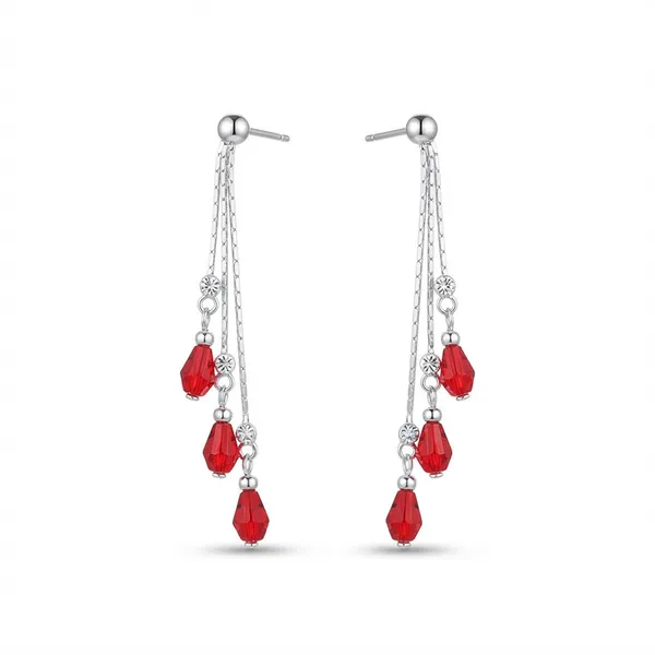 The99jewel_Designer_Crystal_Stone_Drop_Earrings_For_Women_Red