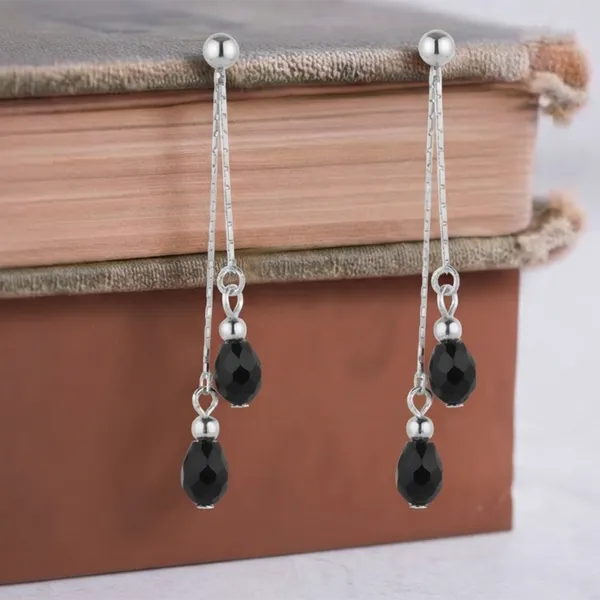 The99jewel_Designer_Crystal_Stone_Drop_Earrings_For_Women_Black