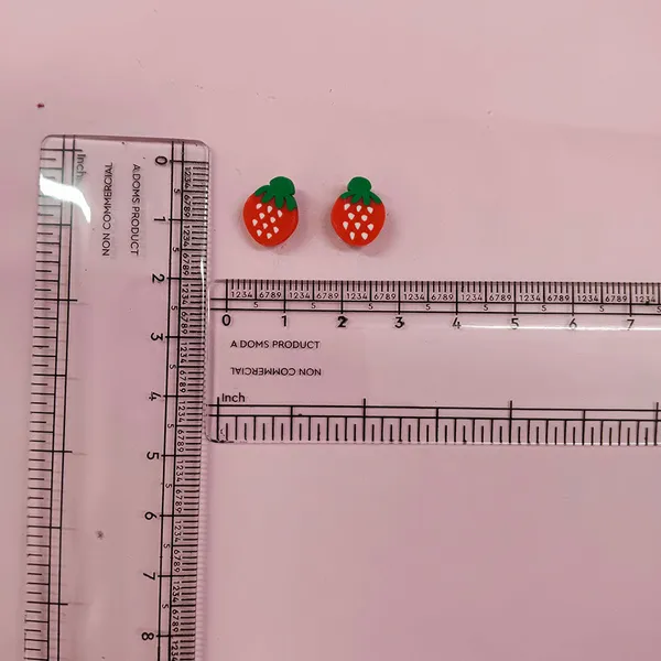 The99jewel_Cute_Fruit_Theme_Stud_Earrings_Combo_For_Girls_Mix_Color
