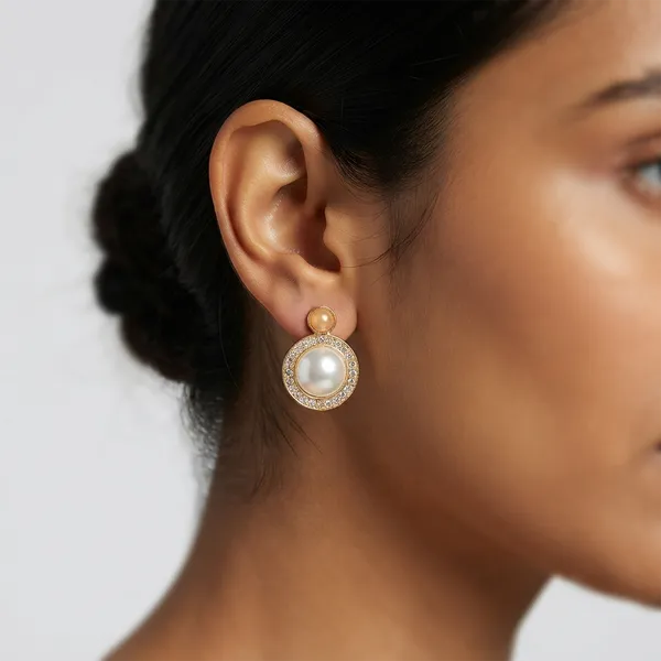 The99jewel_Exclusive_Gold_Plated_Crystal_Stone_Elegant_Earrings_Gold