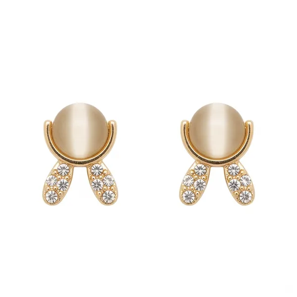 The99jewel_Exclusive_Gold_Plated_Crystal_Stone_Elegant_Earrings_Gold