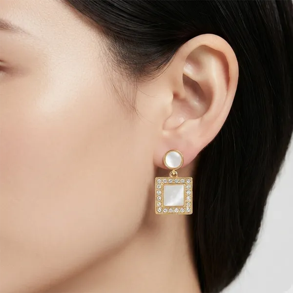 The99jewel_Exclusive_Gold_Plated_Crystal_Stone_Elegant_Earrings_Gold