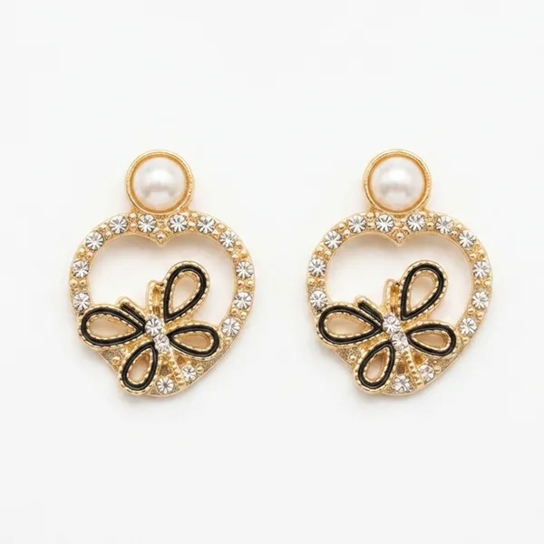 The99jewel_Exclusive_Gold_Plated_Crystal_Stone_Elegant_Earrings_Gold