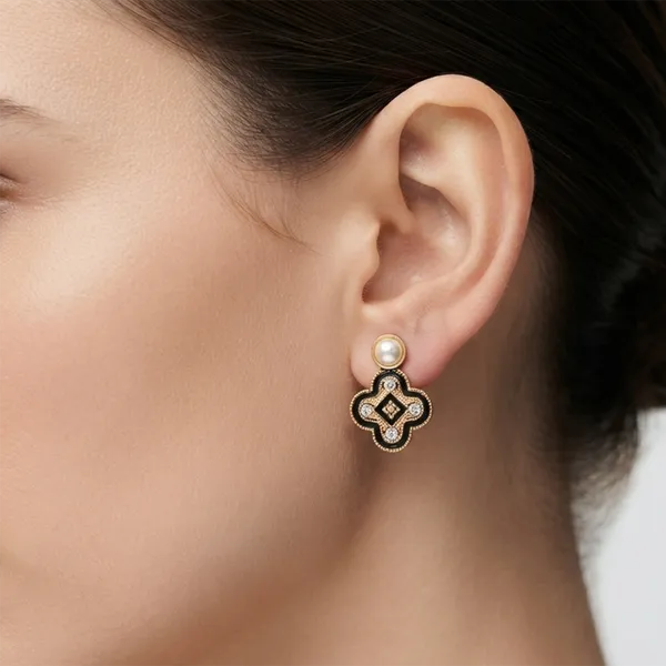 The99jewel_Exclusive_Gold_Plated_Crystal_Stone_Elegant_Earrings_Gold