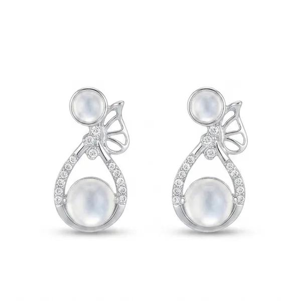 The99jewel_Premium_Silver_Plated_Crystal_Stone_Statement_Stud_Earrings_For_Women_Silver