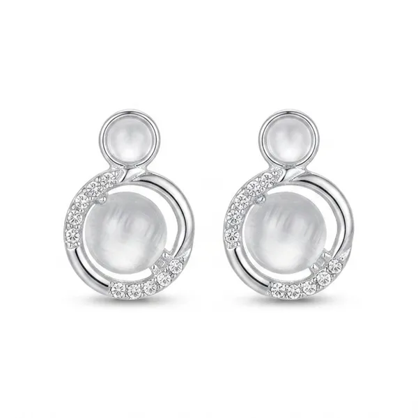 The99jewel_Premium_Silver_Plated_Crystal_Stone_Statement_Stud_Earrings_For_Women_Silver