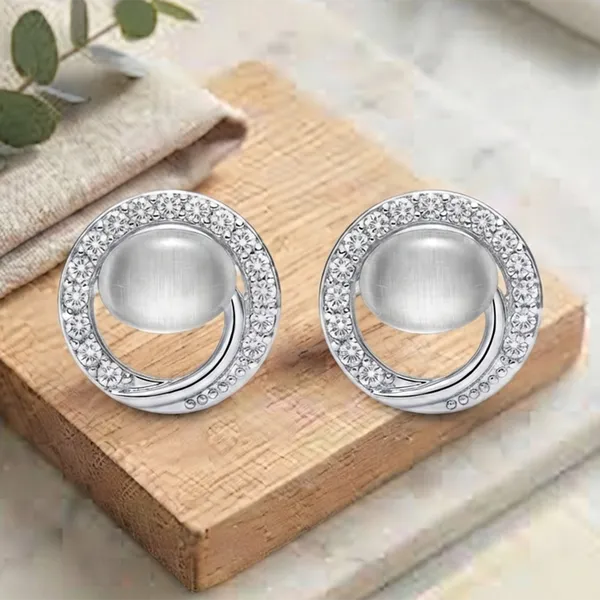The99jewel_Premium_Silver_Plated_Crystal_Stone_Statement_Stud_Earrings_For_Women_Silver
