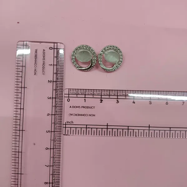 The99jewel_Premium_Silver_Plated_Crystal_Stone_Statement_Stud_Earrings_For_Women_Silver