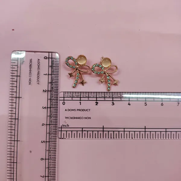 The99jewel_Stylish_Rose_Gold_Plated_Crystal_Stone_Office_Wear_Earrings_Rose_Gold