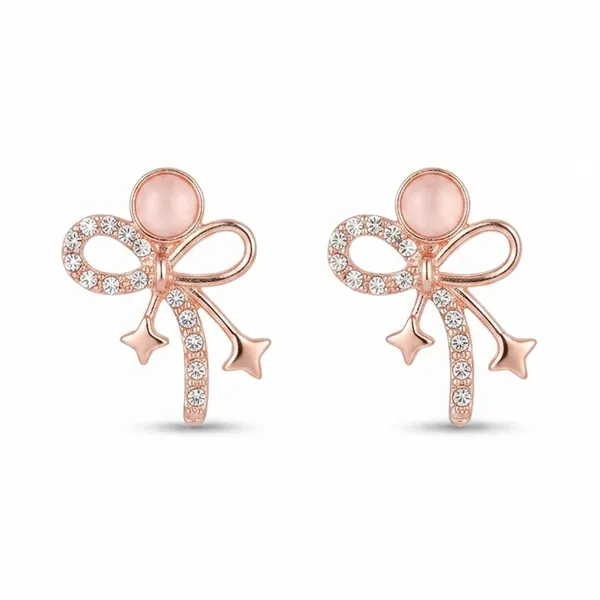 The99jewel_Stylish_Rose_Gold_Plated_Crystal_Stone_Office_Wear_Earrings_Rose_Gold
