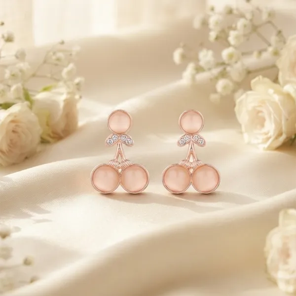 The99jewel_Stylish_Rose_Gold_Plated_Crystal_Stone_Office_Wear_Earrings_Rose_Gold