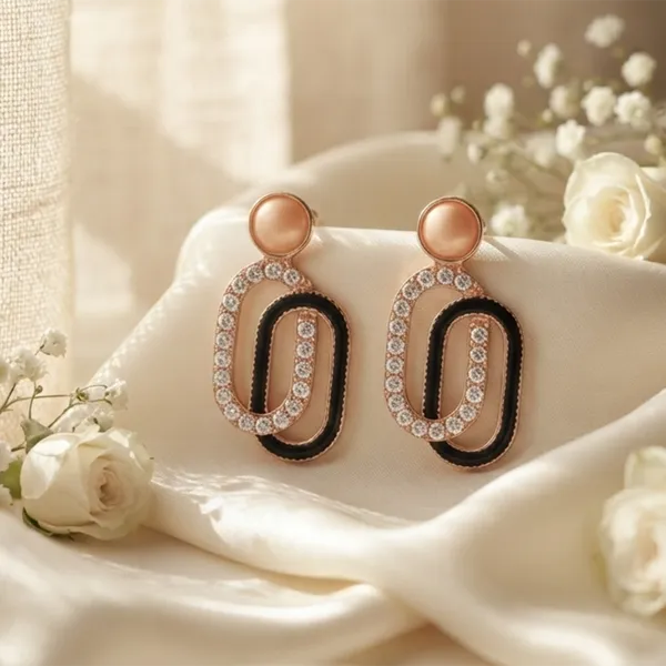 The99jewel_Stylish_Rose_Gold_Plated_Crystal_Stone_Office_Wear_Earrings_Rose_Gold