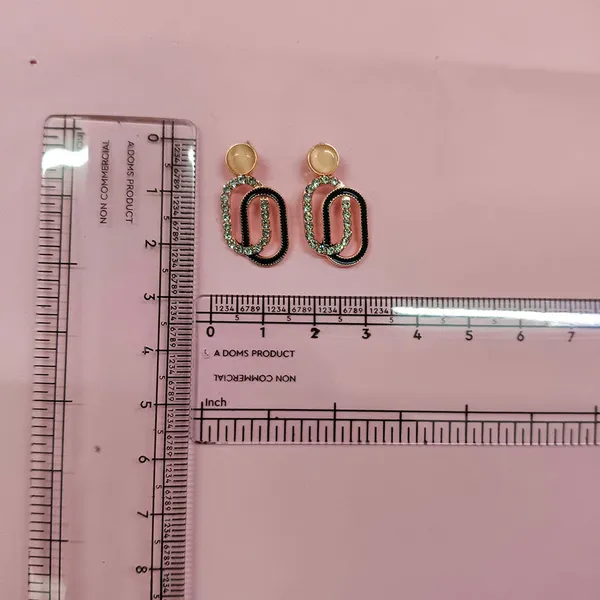 The99jewel_Stylish_Rose_Gold_Plated_Crystal_Stone_Office_Wear_Earrings_Rose_Gold