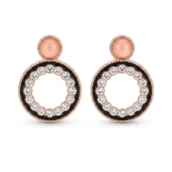 The99jewel_Stylish_Rose_Gold_Plated_Crystal_Stone_Office_Wear_Earrings_Rose_Gold