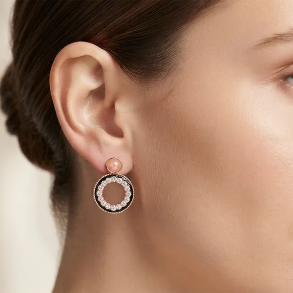 The99jewel_Stylish_Rose_Gold_Plated_Crystal_Stone_Office_Wear_Earrings_Rose_Gold