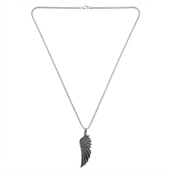 The99jewel_Stylish_Alpha_Hellfire_Wing_Chain_Pendant_For_Men_Silver