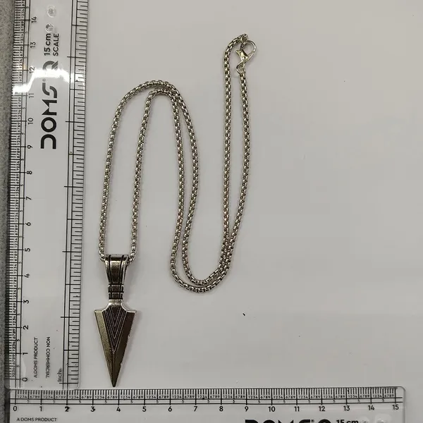 The99jewel_Statement_Silver_Plated_Chain_Pendant_For_Men_Silver
