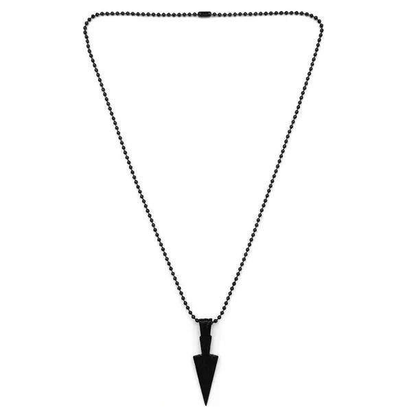 The99jewel_Black_Arrow_Pendant_Chain_For_Men_Black