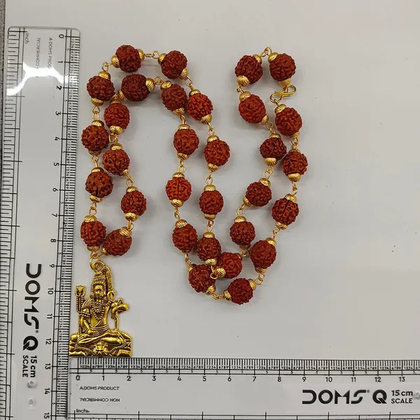 The99jewel_Rudraksha_Beads_With_Lord_Shiva_Pendant_For_Men_Brown