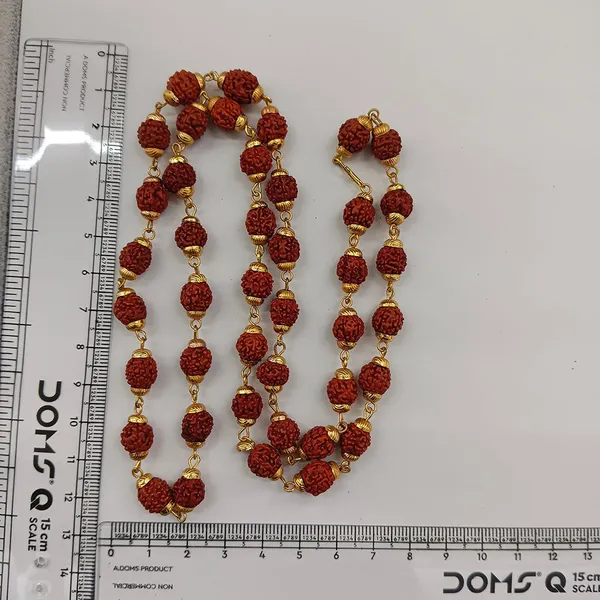 The99jewel_Divine_Rudraksha_Beads_Pendant_Necklace_For_Men_Length_35_Cm_Long_Brown