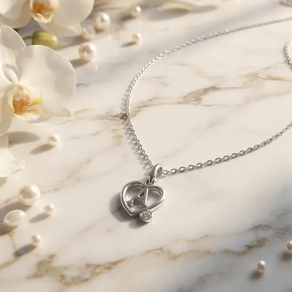 The99jewel_Letter_A_Initial_Chain_Pendant_With_Heart_For_Men_Women_Silver