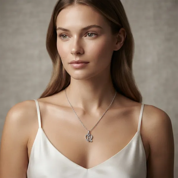 The99jewel_Letter_B_Initial_Chain_Pendant_With_Heart_For_Men_Women_Silver