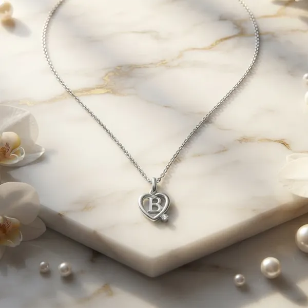 The99jewel_Letter_B_Initial_Chain_Pendant_With_Heart_For_Men_Women_Silver