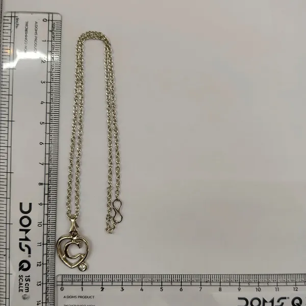 The99jewel_Letter_C_Initial_Chain_Pendant_With_Heart_For_Men_Women_Silver