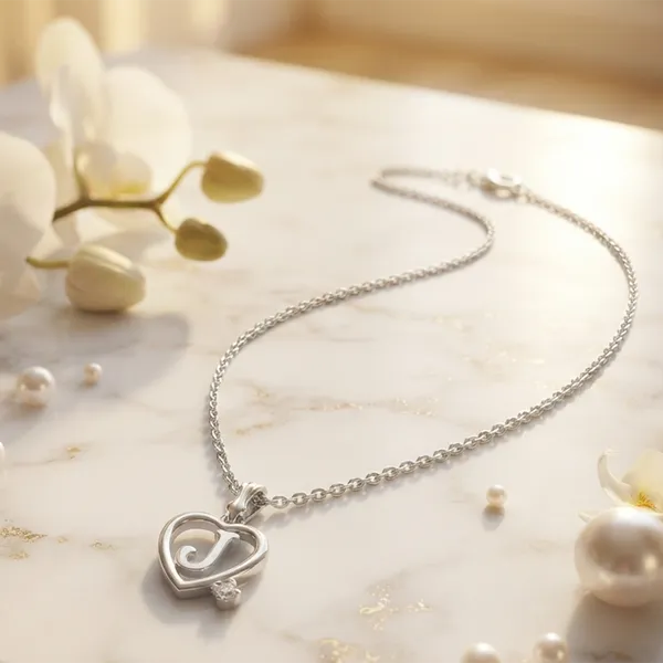 The99jewel_Letter_J_Initial_Chain_Pendant_With_Heart_For_Men_Women_Silver
