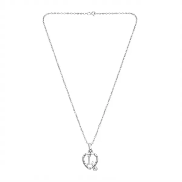 The99jewel_Letter_L_Initial_Chain_Pendant_With_Heart_For_Men_Women_Silver
