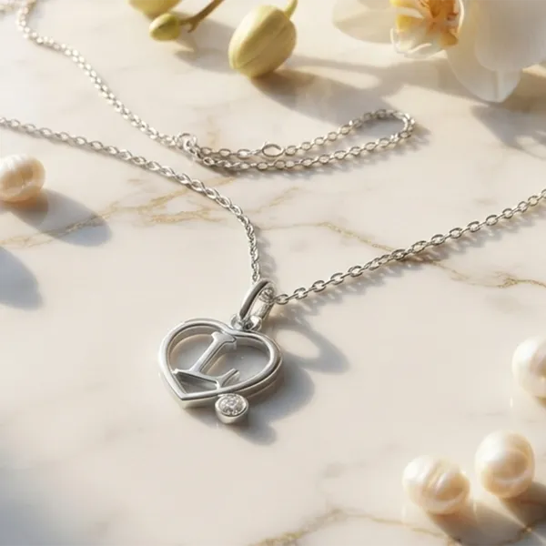 The99jewel_Letter_L_Initial_Chain_Pendant_With_Heart_For_Men_Women_Silver