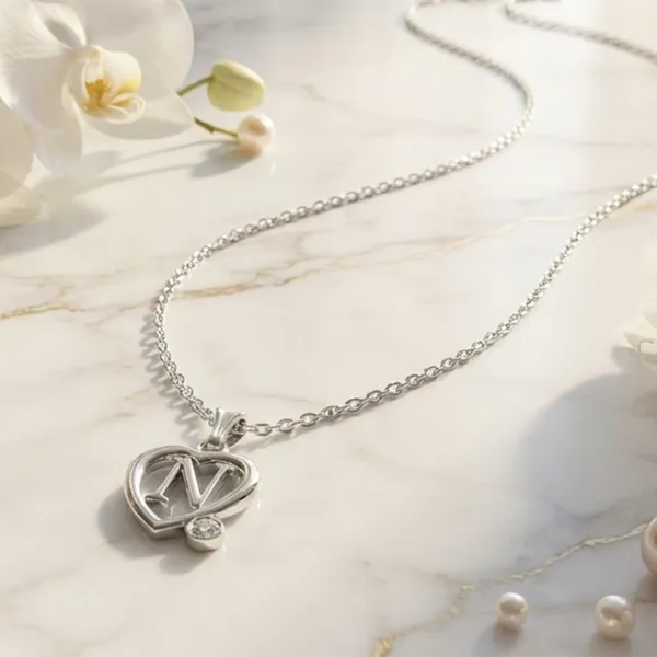 The99jewel_Letter_N_Initial_Chain_Pendant_With_Heart_For_Men_Women_Silver