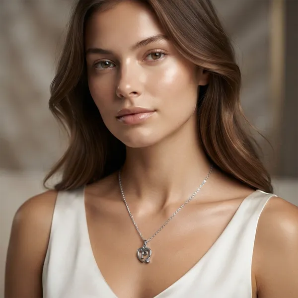 The99jewel_Letter_P_Initial_Chain_Pendant_With_Heart_For_Men_Women_Silver