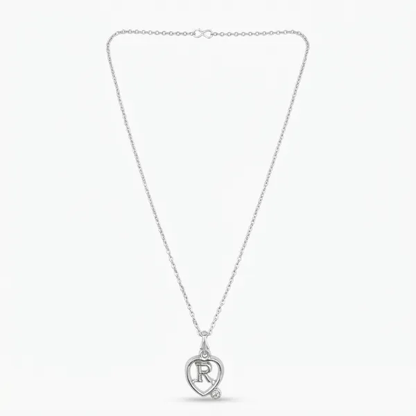 The99jewel_Letter_R_Initial_Chain_Pendant_With_Heart_For_Men_Women_Silver