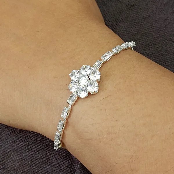 The99jewel_Elegant_Adjustable_American_Diamond_Bracelet_White