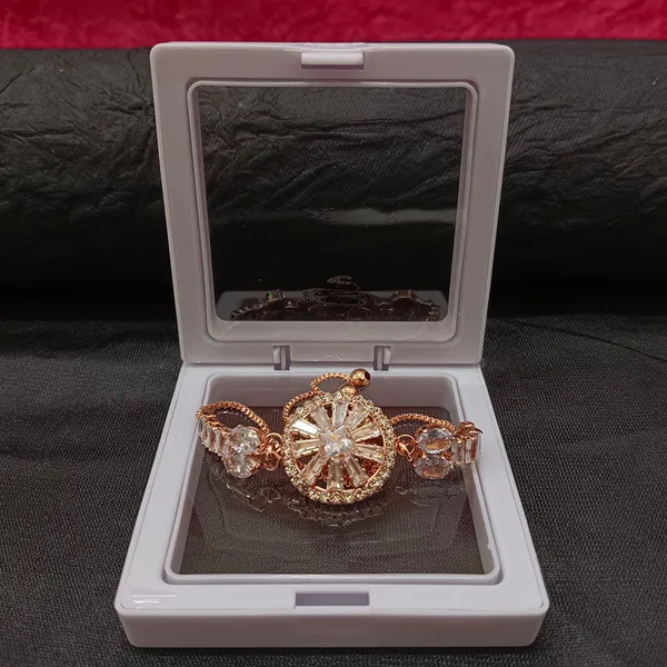 The99jewel_Elegant_Adjustable_American_Diamond_Bracelet_Rose_Gold