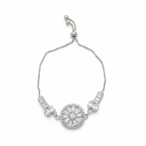 The99jewel_Elegant_Adjustable_American_Diamond_Bracelet_White
