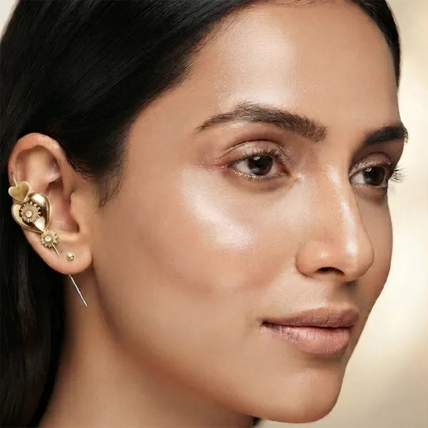 The99jewel_Gold_Plated_Heart_Shape_Ear_Cuff_Gold