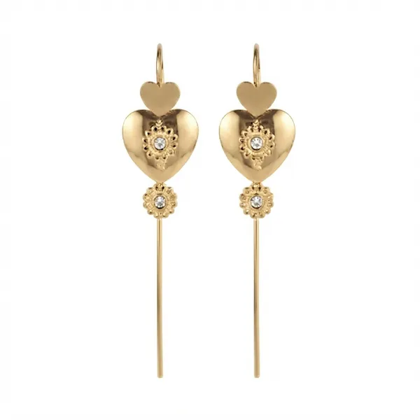 The99jewel_Gold_Plated_Heart_Shape_Ear_Cuff_Gold