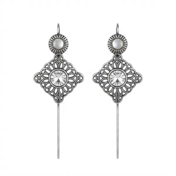The99jewel_Oxidised_Plated_Oval_Ear_Cuff_Oxidised