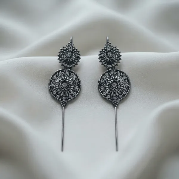 The99jewel_Oxidised_Plated_Round_Ear_Cuff_Oxidised